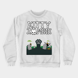 Kitty Zombie Crewneck Sweatshirt